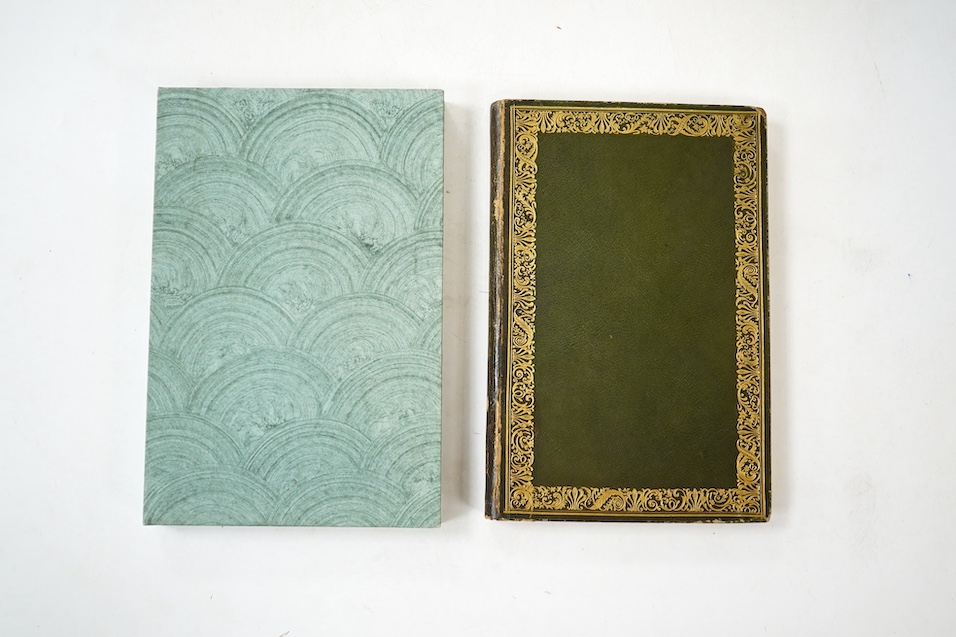Rawstorne, Lawrence - Gamonia: or, the Art of Preserving Game; and an improved method of making plantations and covers ... First Edition. 15 hand coloured aquatint plates (by J.T. Rawlins), errata slip; old gilt ruled an